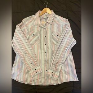 Pearl snap performance shirt - Sheri Cervi by Resistol - 2XL.  Never worn.